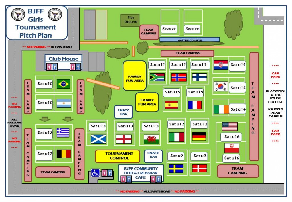 BJFF GIRLS Tournament 2015 - Gala Field Pitch Map ISSUED v1.0